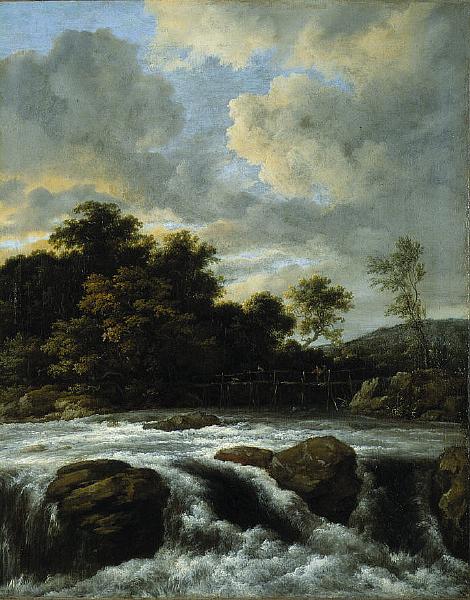 Jacob Isaacksz. van Ruisdael Landscape with Waterfall